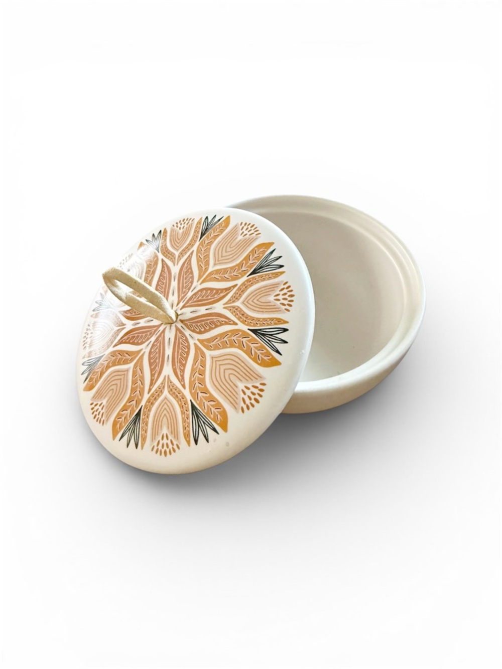 Juliana Tipton x Fringe® Ceramic Trinket Box – Prairie Collection